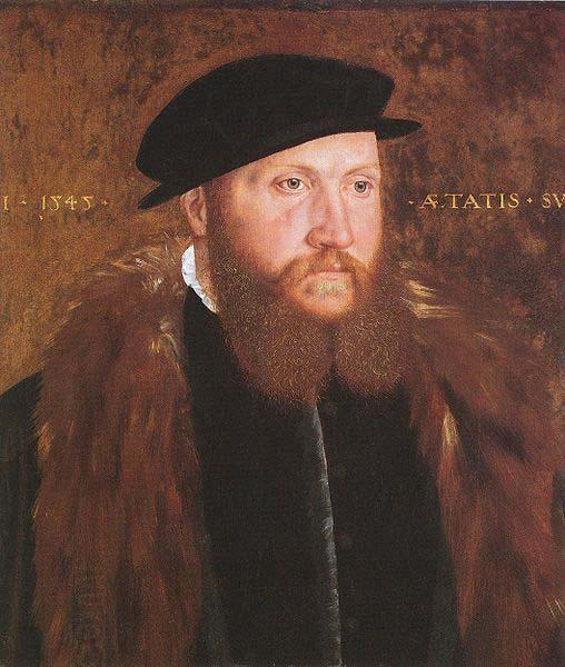 Hans holbein the younger Man in a Black Cap oil painting picture